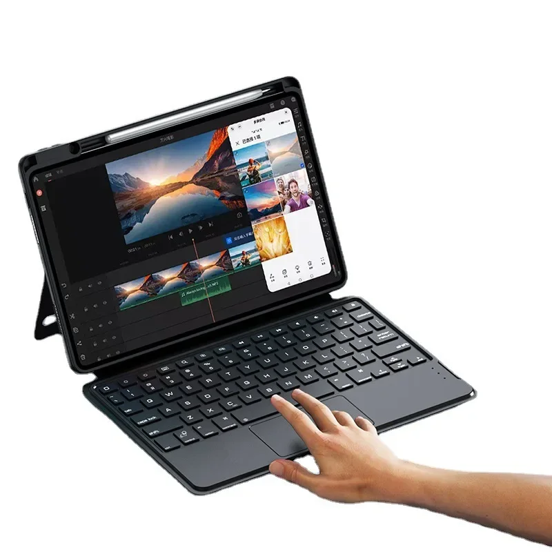 Backlit Bluetooth Trackpad Keyboard Cover for Huawei MatePad 11.5 Air11.5 10.4 11 2023 Pro 11 Pro 12.6 Pro 10.8 Tablet Case