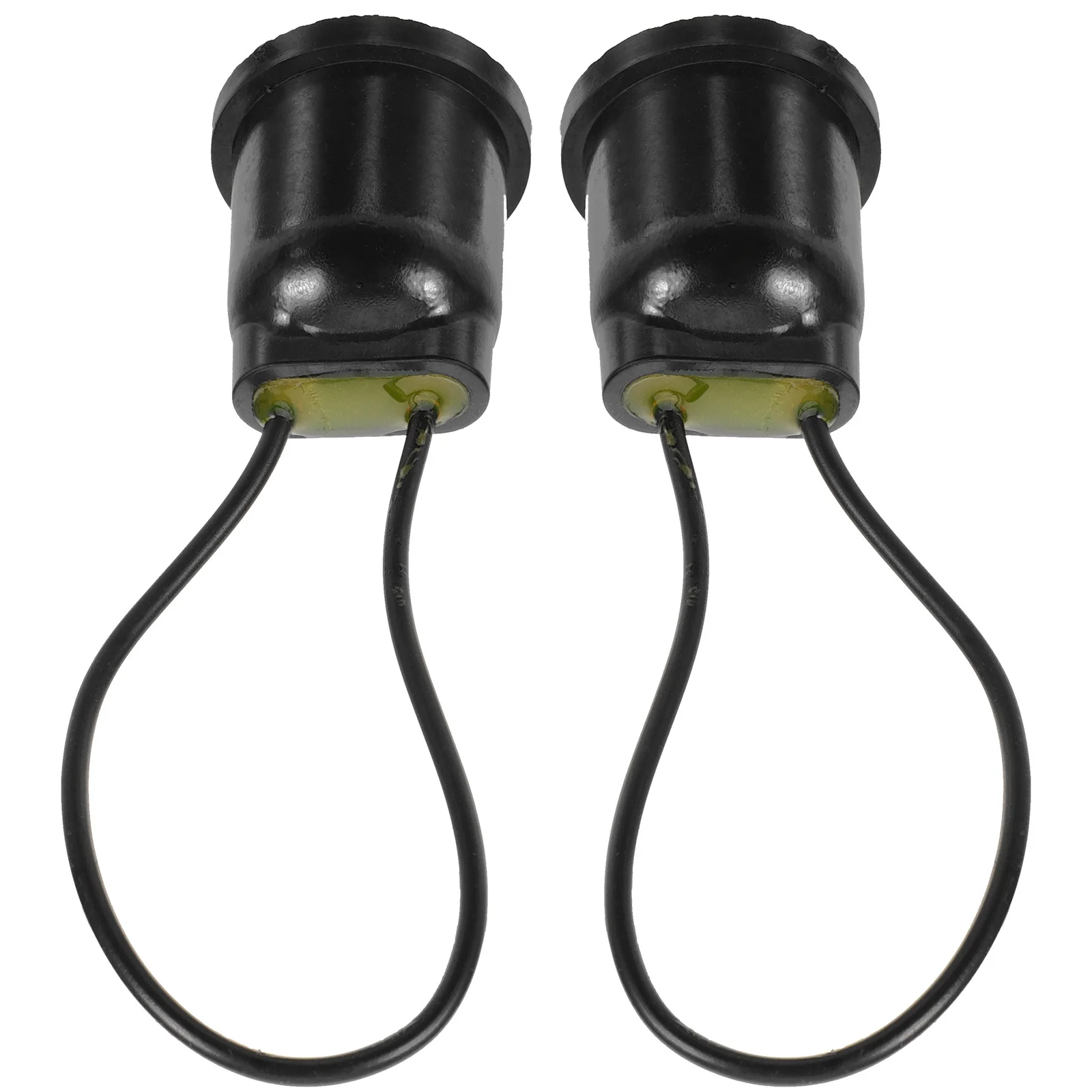 

2pcs Waterproof Lamp Holder High Temperature Resistant With Wire Easy Install For Chandelier Wall Lamp Light Socket Bulb Holder