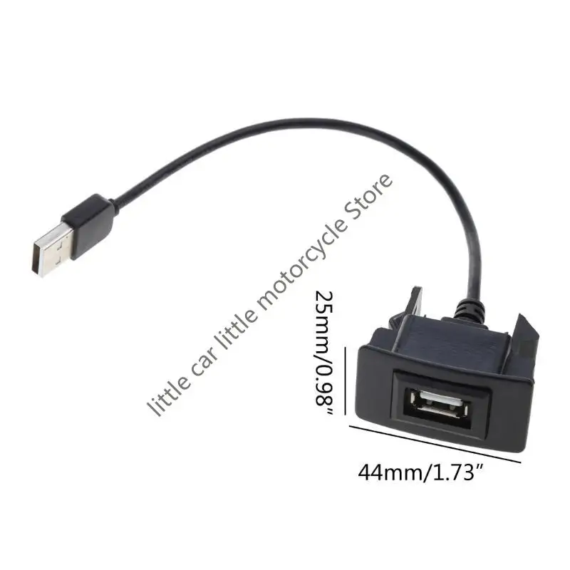 سيارة داش فلوش جبل لتويوتا الحالي المخرج USB لوحة القيادة فلوش جبل مقبس USB ذكر إلى أنثى ميناء لوحة تمديد كابل
