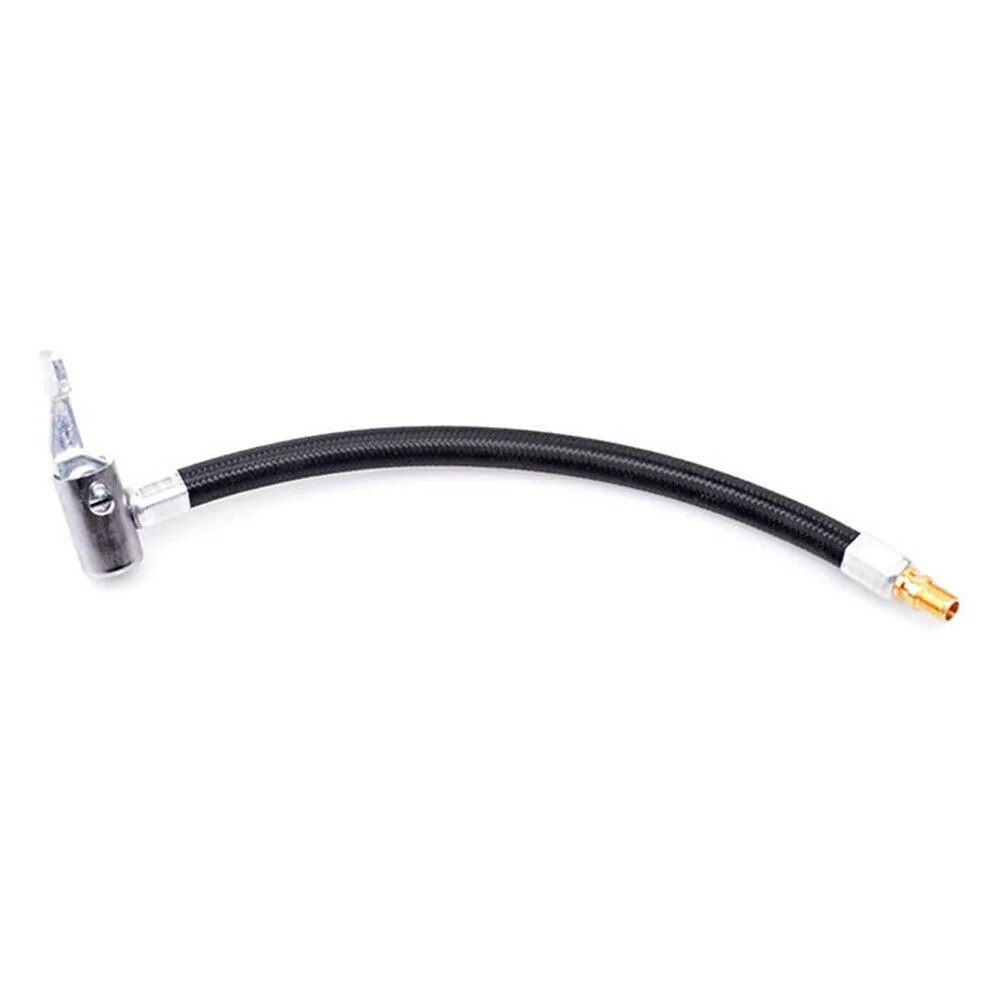 No Stains Inflator Hose Pump Quick Connection Nozzle Black Rubber+Copper Schrader-valve AV Tires Inflation 10cm