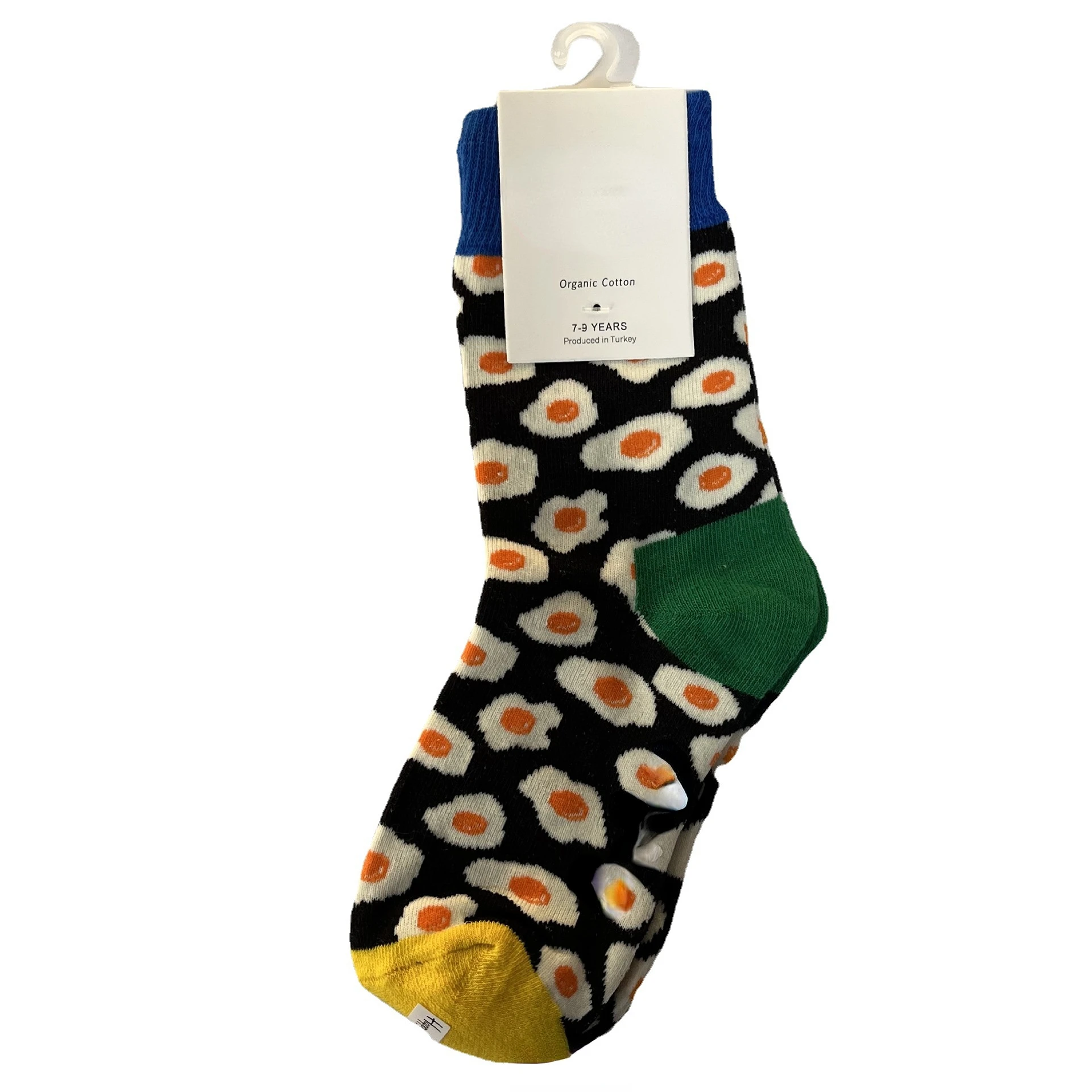 Calcetines de algodón con estampado de flores para niños y niñas, medias Unisex de tubo medio, divertidas, 1 par, novedad de verano 2022