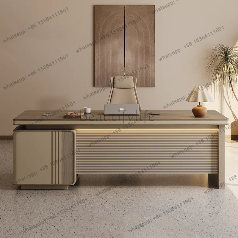 Creative Design Office Desk Luxury Nordic Unique Modern Beauty Safe Office Desk Space Saving Meuble Bureau