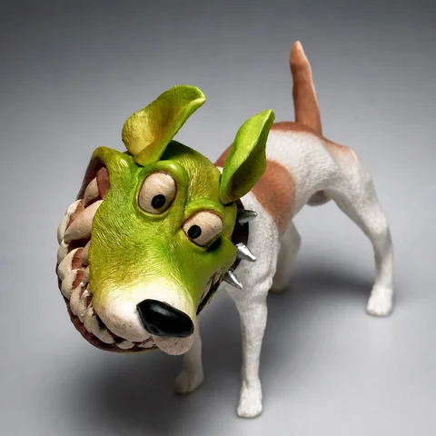 New 8cm/3.1in Anime The Mask Figure Funny Parson Jack Russell Action Figures Pvc Statue Collection Model Toys Birthday Gift Gift