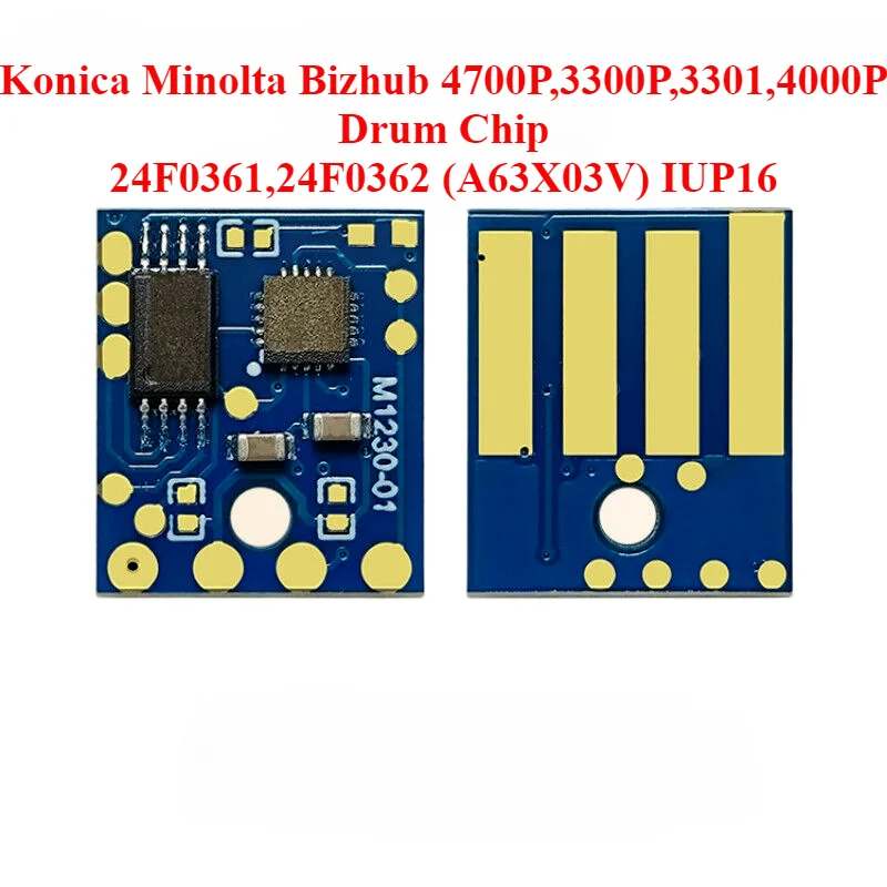 Drum Chip for Konica Minolta Bizhub 4700P,3300P,3301,4000P,24F0361,A63X03V,IUP16