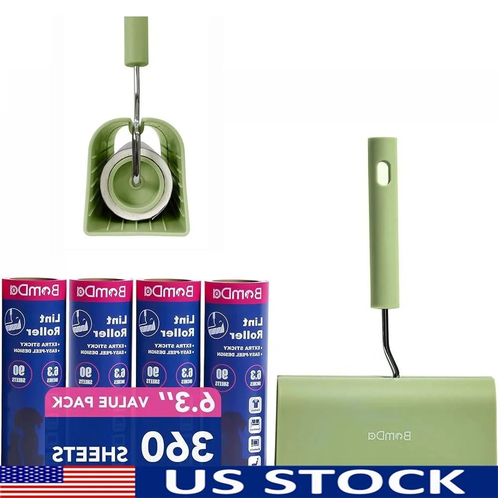 

Очень липкий валик для ворса, 360 листов, средство для удаления шерсти домашних животных, длинная ручка, простая замена, широкая поверхность, чистая одежда, мебель