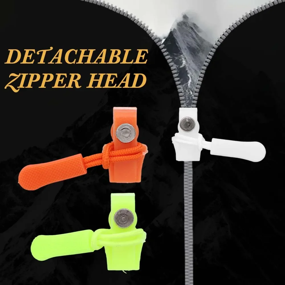 20pcs Zipper Repair Kit Universal Instant Zipper Repair Replacement Zippers Sliding Teeth Rescue Zippers Head 3 Different Sizes