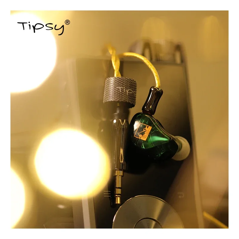 Auricolari cablati Tipsy di grado audiophile, auricolari tipsy personalizzati in-ear Super a nove unità con anello in ferro TS9