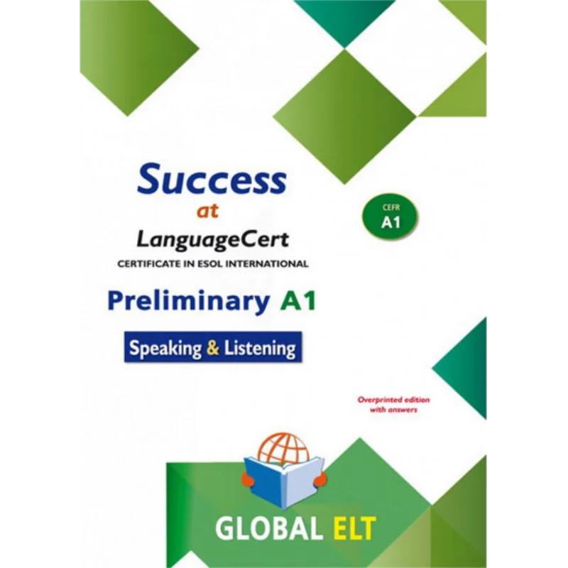

Председание на языкеCert A1 ESOL SELT Overprinted Edition с ответами Эндрю Бетс Лоуренс Mamas GLOBAL ELT 9781781649824