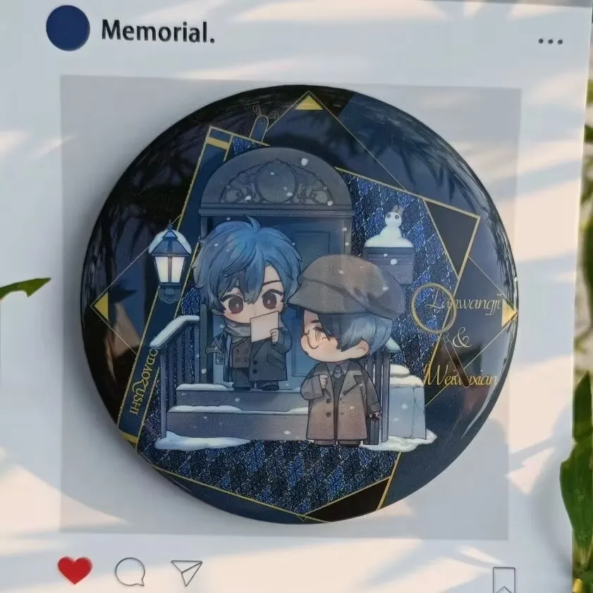 "악마의 길의 주인", Meng Tu Ji 시리즈 LAN Wang Ji Wei Wu Xian 'Q 버전 Baji 자체 제작 Wang Xian 배지