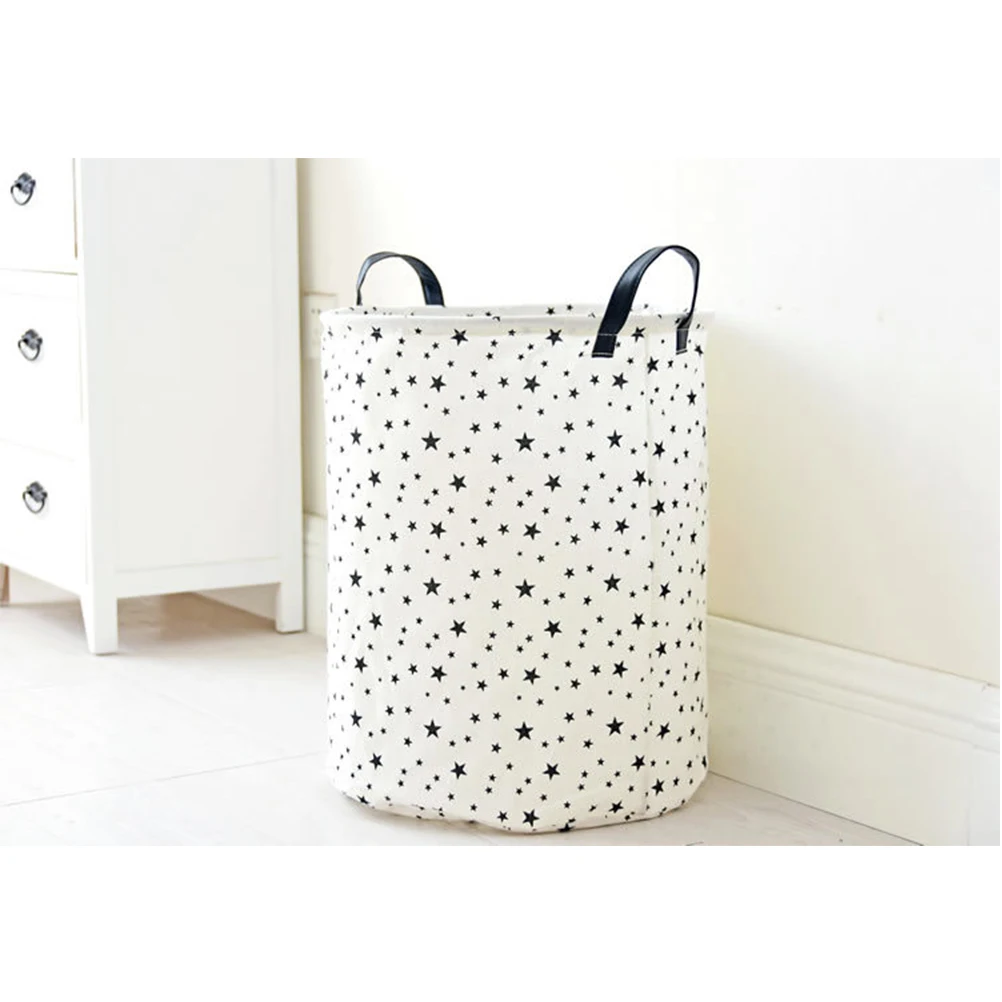 

Eco-friendly Laundry Hamper Large Capacity Waterproof Fabric Foldable Clothes Storage Container Sundries Organizer Basket Home