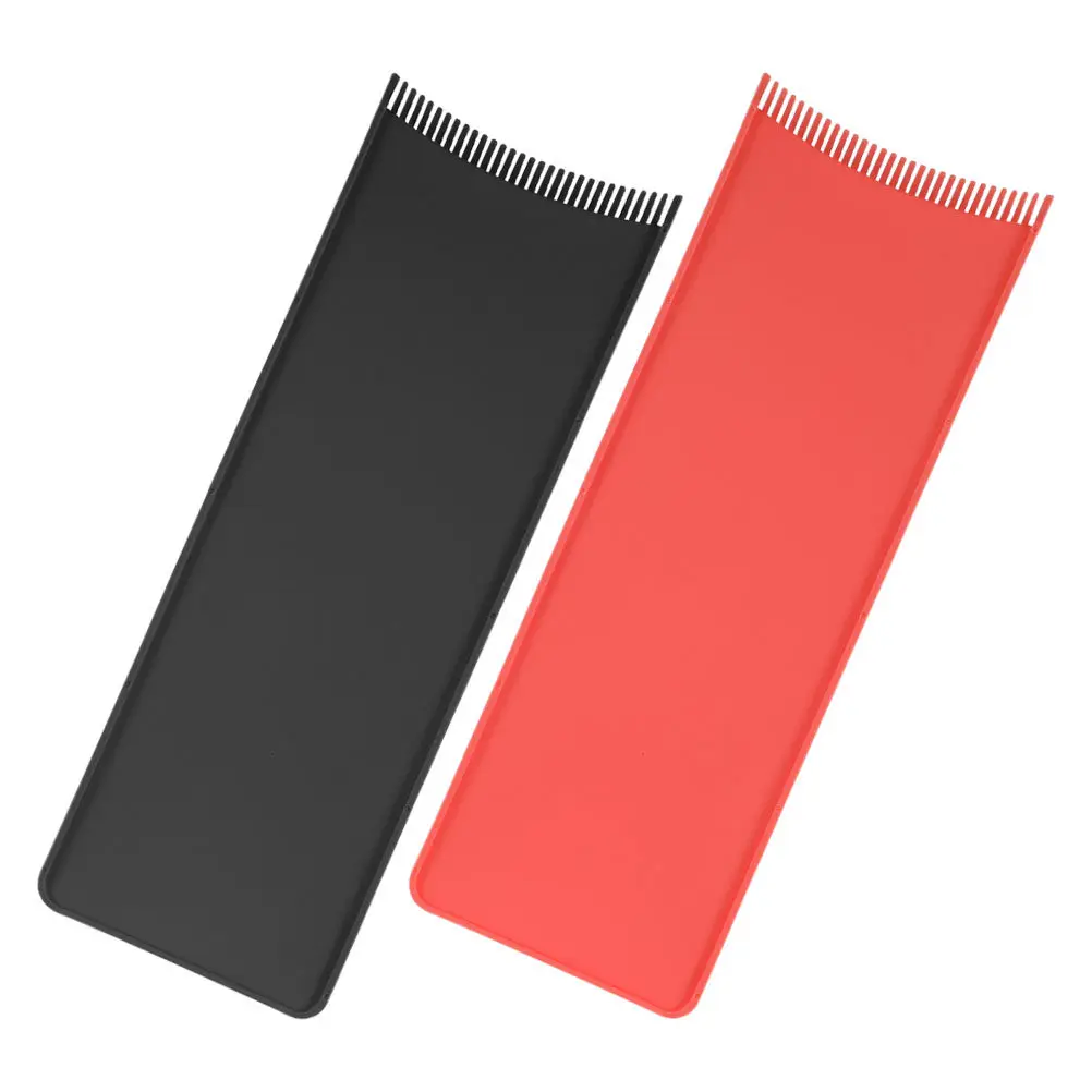 

2pcs Pp Durable Hair Foiling Paddle Board Smooth Edge For Coloring Styling Tools Home Salon Use Highlighting Kit