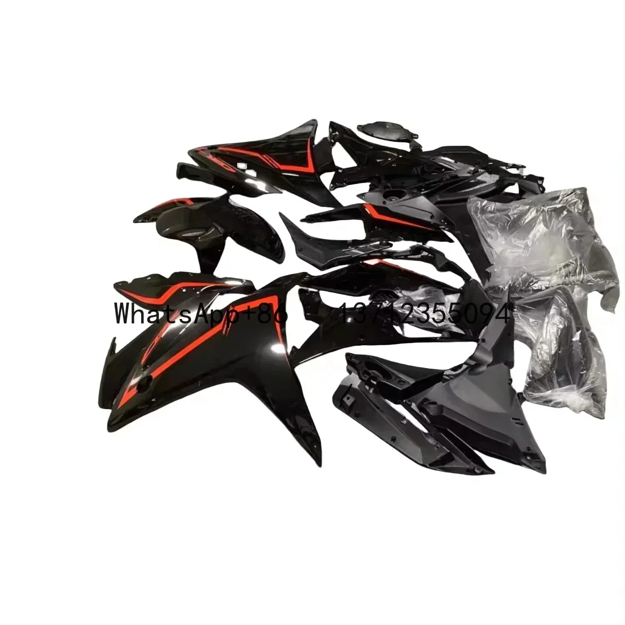 High Quality Complete Flow Motorcycle Parts For CBR500r 16-18 years  ABS Plastic Fairing Kit