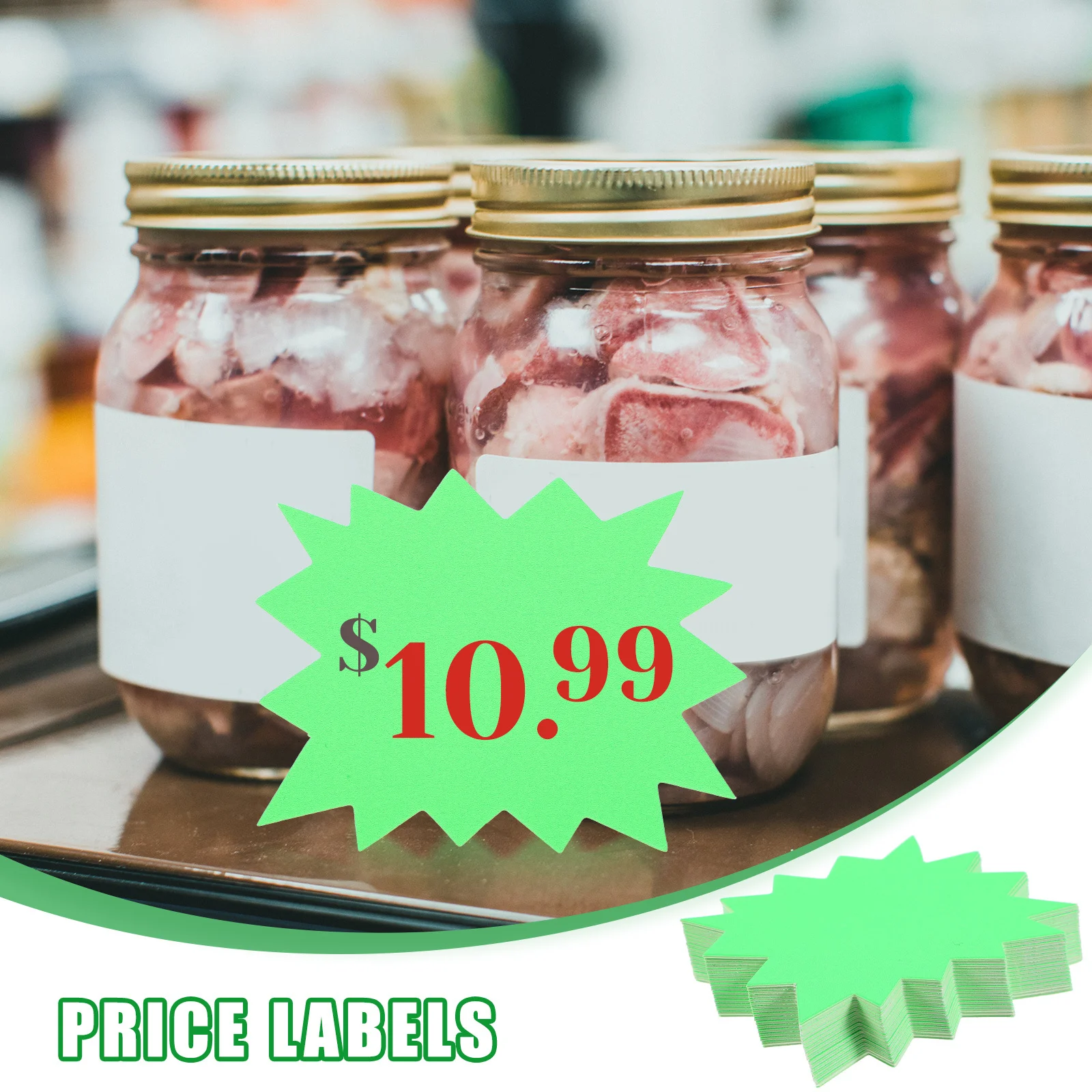 

250 шт. взрывные ценники, флуоресцентные пустые наклейки, цветные розничные метки, ценники, наклейки для розничной торговли