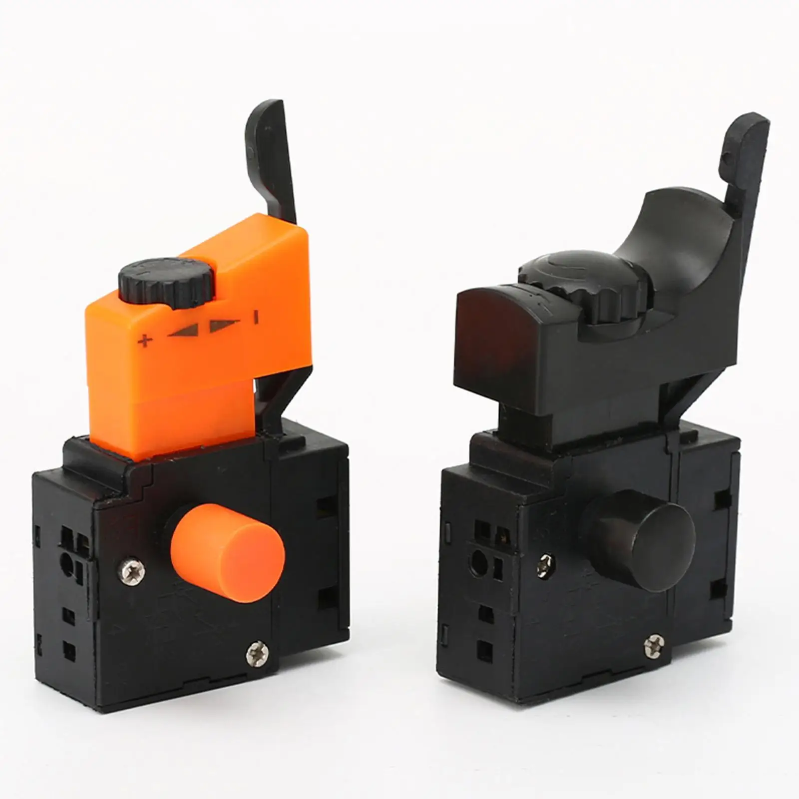 Variable Speed Electric Drill Trigger Switch with Lock on Function PP Material Replacement Part for Cordless Drill Steel Wood