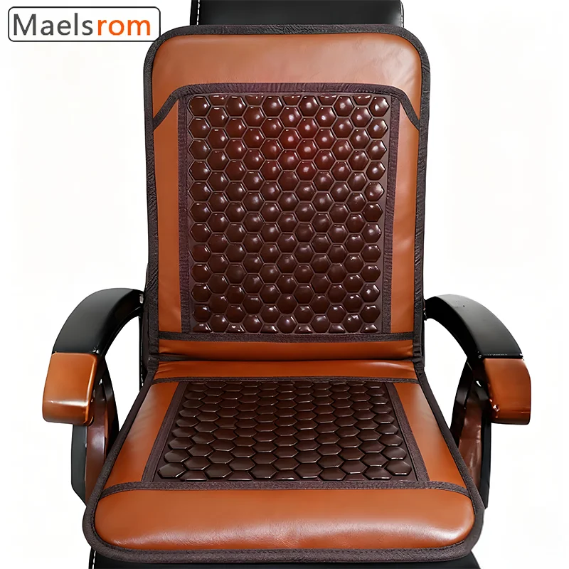 

Far Infrared Heating Mat Portable Foldable Hot Stone Massage Therapy with Germanium Tourmaline Stones for Pain Relief Relaxation