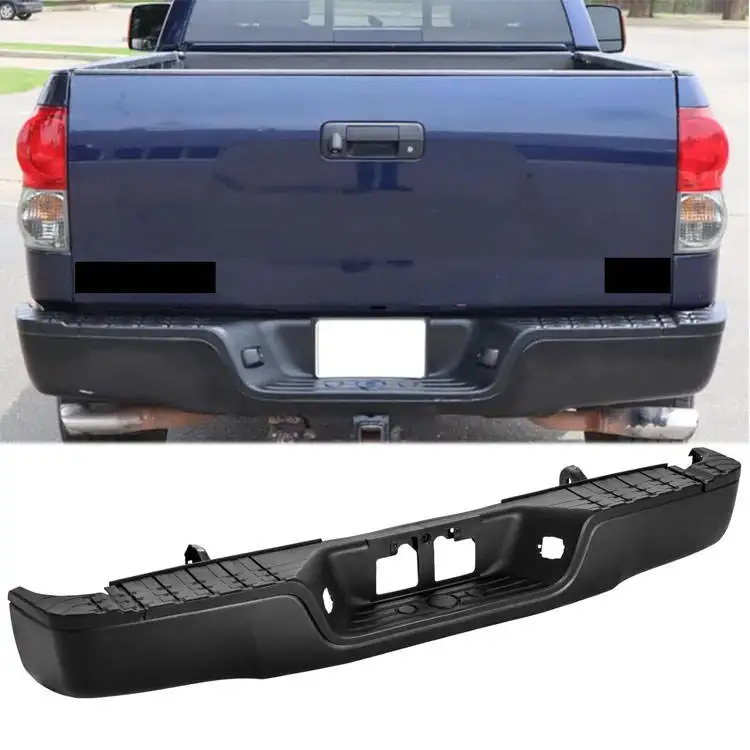 Maictop High Quality Auto Parts Car Rear Bumper Cover Black Sensorless Hole Body Parts For Toyota Tundra 2007 - 2022