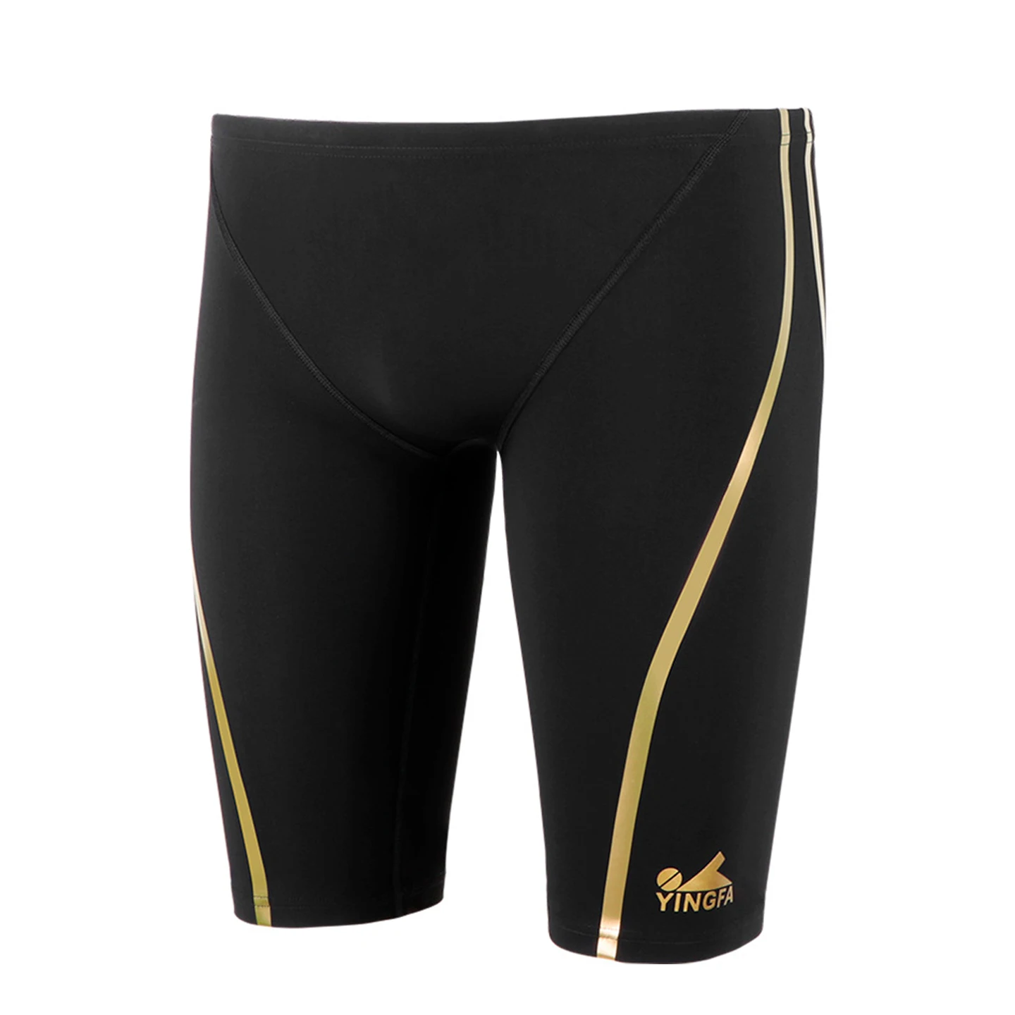 Yingfa professional swimming competition training knee-dry fast-drying men's swimming trunks
