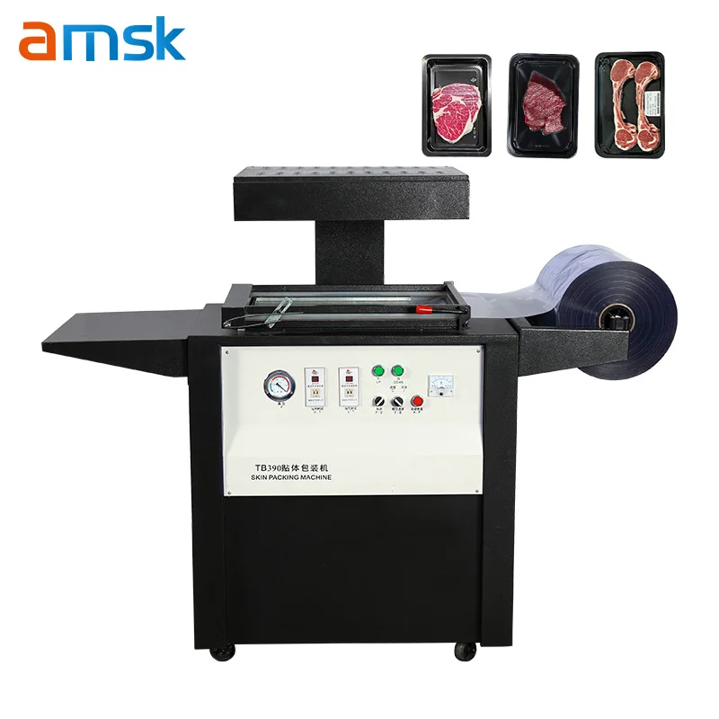 Automatic Film Vacuum Sealing Packing Machine Hardware Blister Meat Hot Vacuum Skin Machine