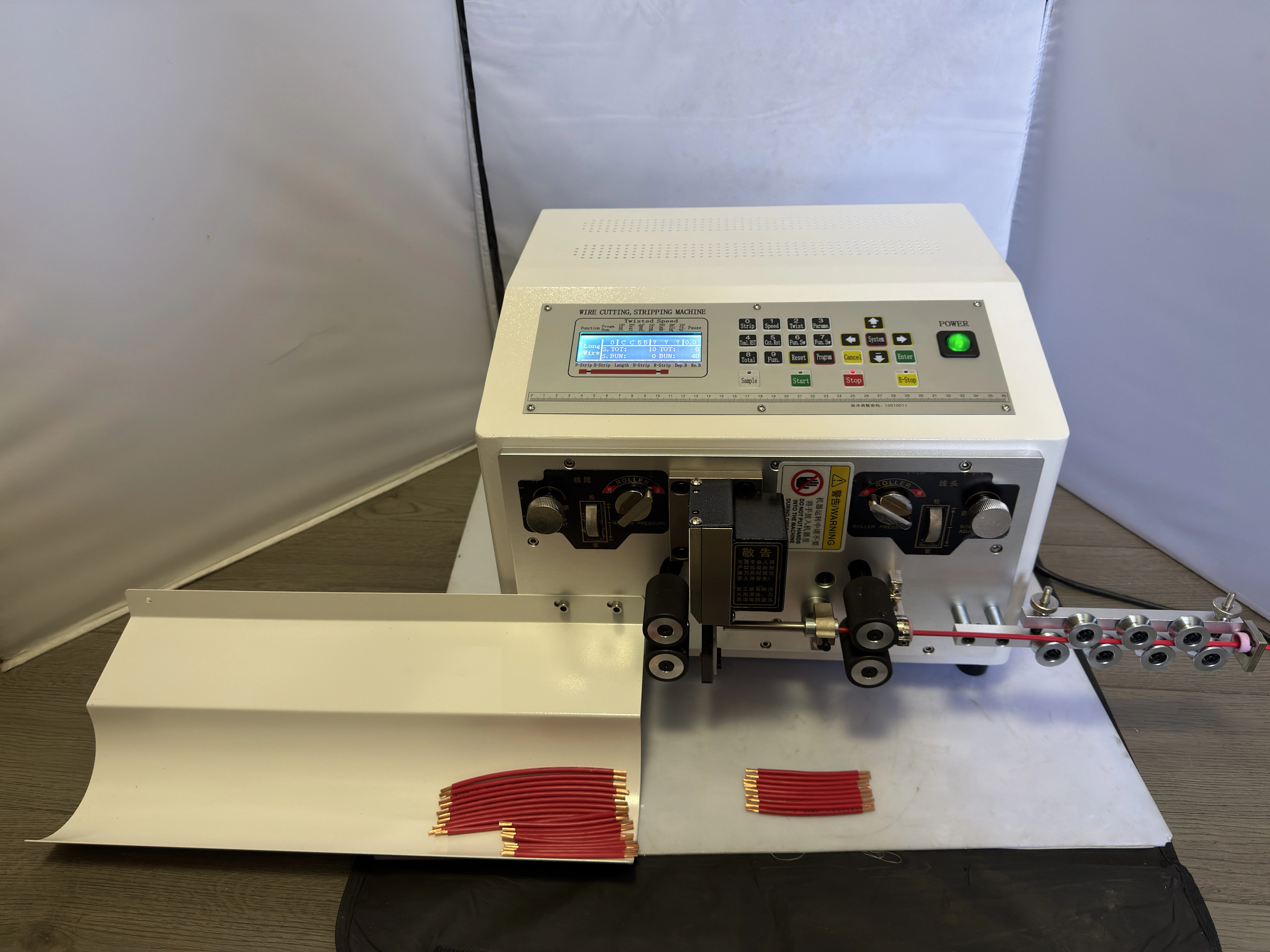 HS-600 Computer Automatic Wire Stripping Machine  and cutting machine for cable crimping and peeling from BVR 0.1 to 10mm2
