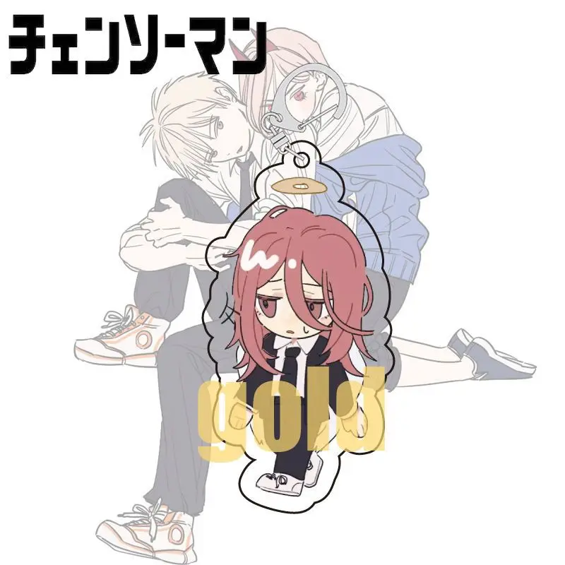 Chainsaw Man Acrylic Keychain Denji Aki Hayakawa Power Makima Kobeni Higashiyama Collectible Merch Itabag Ornamental Accessory