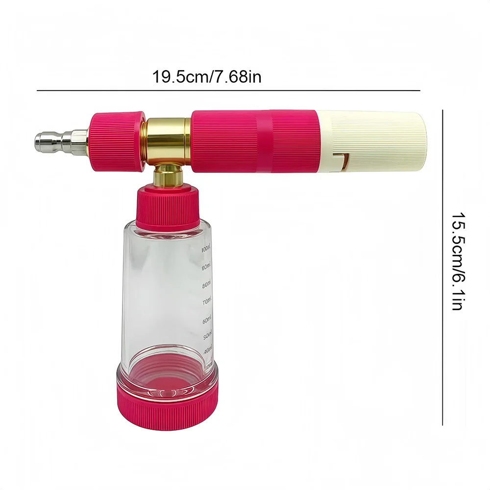 Fotografia 7: Cannon de Espuma de Neve Portátil de 100ml com Conexão Rápida de 1/4\
