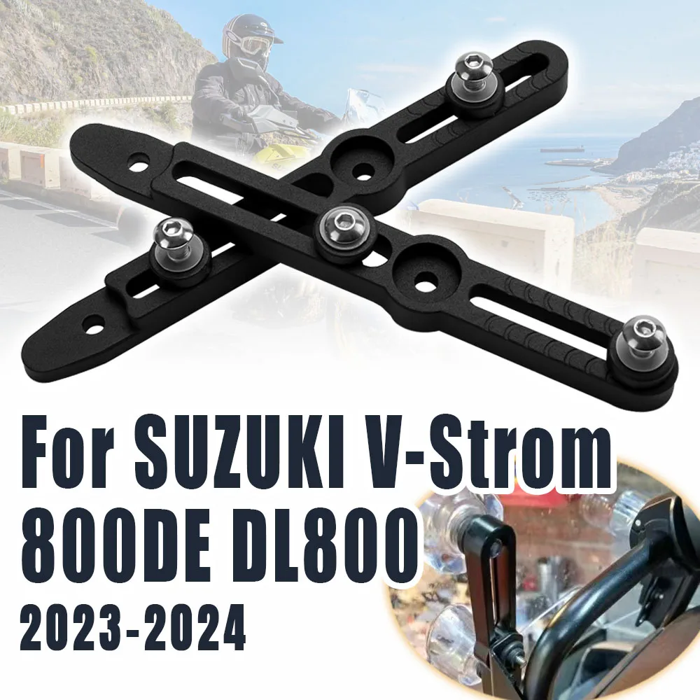 

Windscreen Adjusters CNC Windshield Bracket Fit For Suzuki V-Strom 800DE DL800 2022 2023 2024 Motorcycle Accessories DL 800 DE