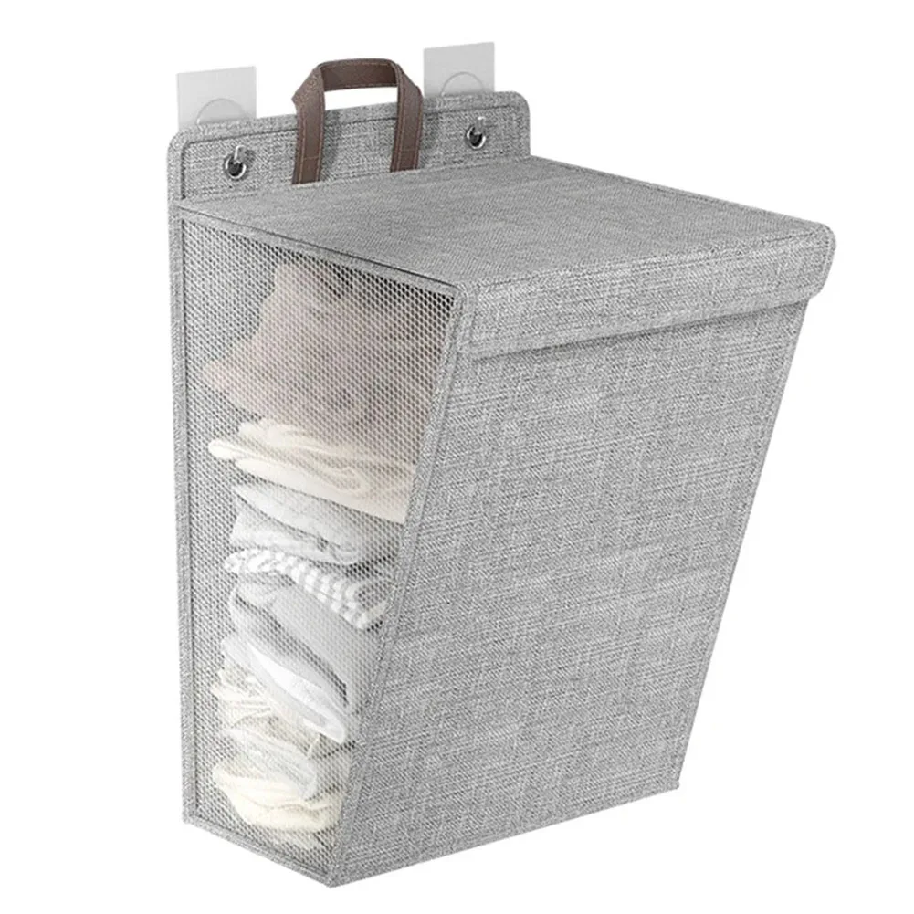 For Home Storage For Bathroom Home Clothes Basket Foldable Laundry Basket Home Use Bathroom Use Foldable Design Large Opening
