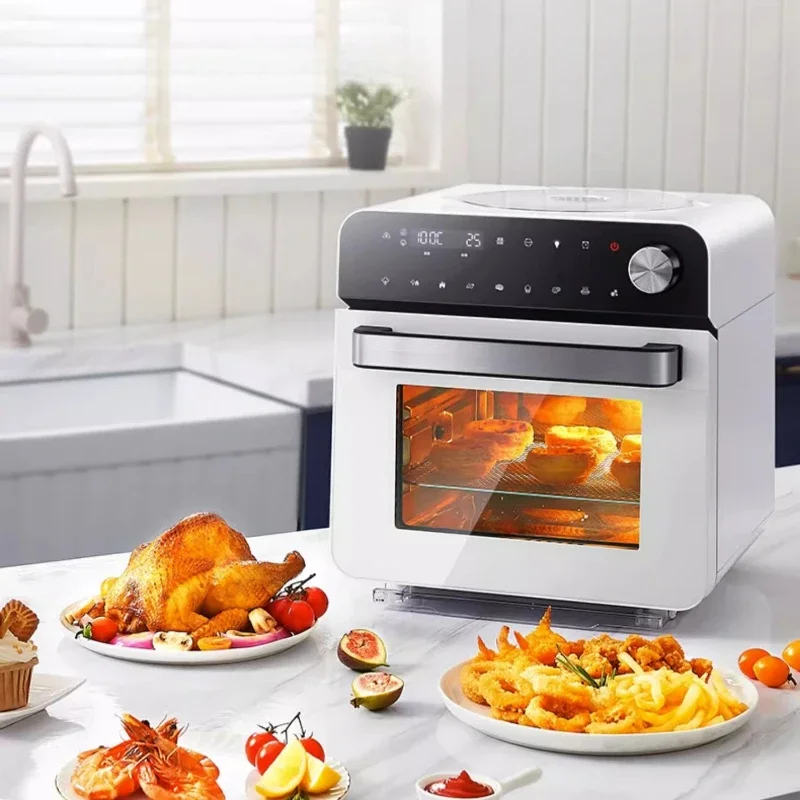 220V Steaming Baking And Frying All-in-one Machine High-end Air steaming Oven Oil-free Fully Automatic Touch Screen Intelligent