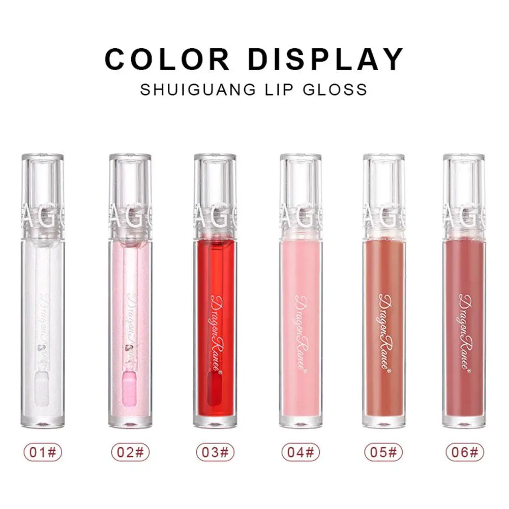 Mirror Water Lip Gloss Lip Glaze Transparent Glass Lip Oil Waterproof Lasting Liquid Lipstick Lipgloss Lipgloss Lips Cosmetics