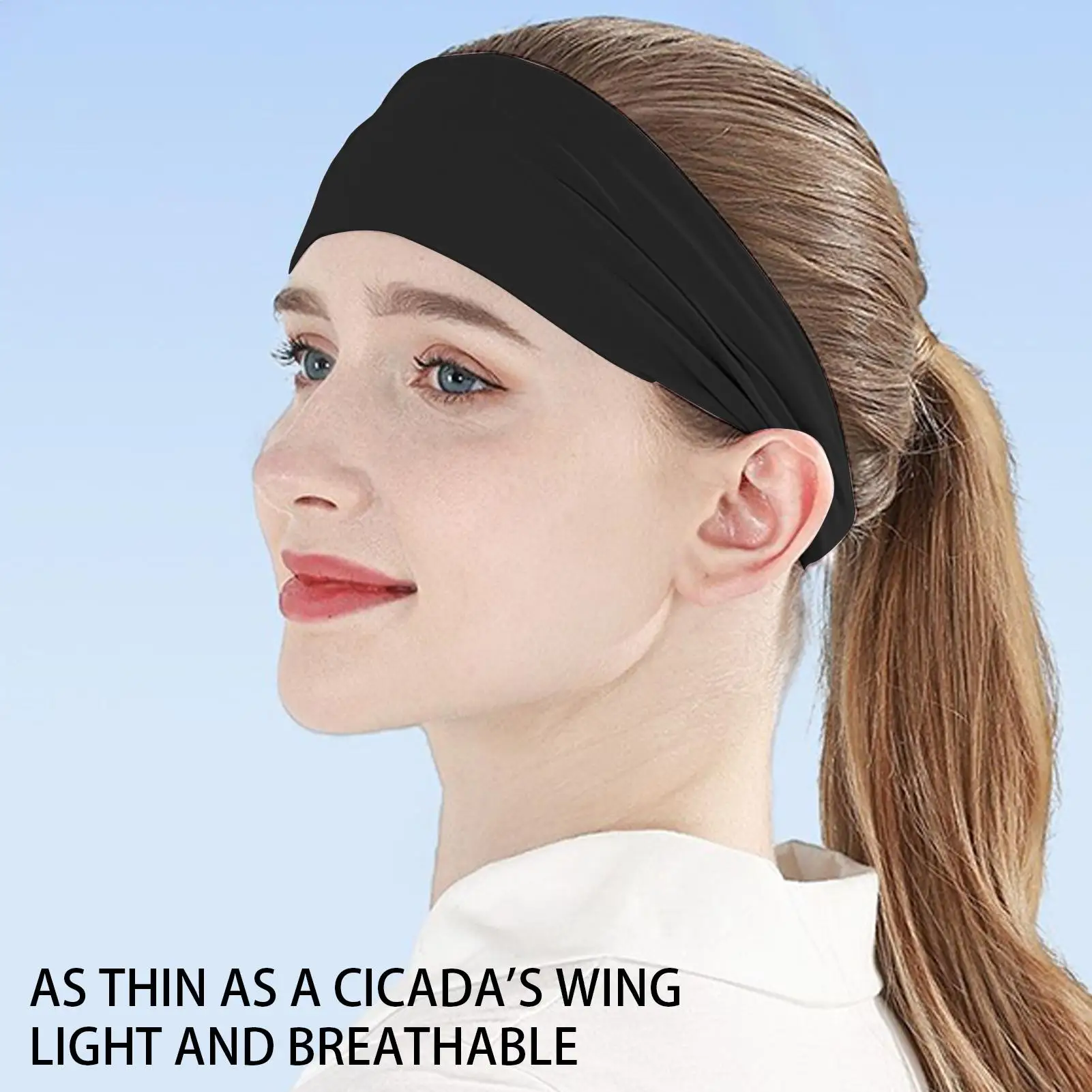 

Cooling Headbands For Hot Weather Yoga Headbands For Women Moisture Wicking Stretchy Running Sweatband For Camping Biking Tennis