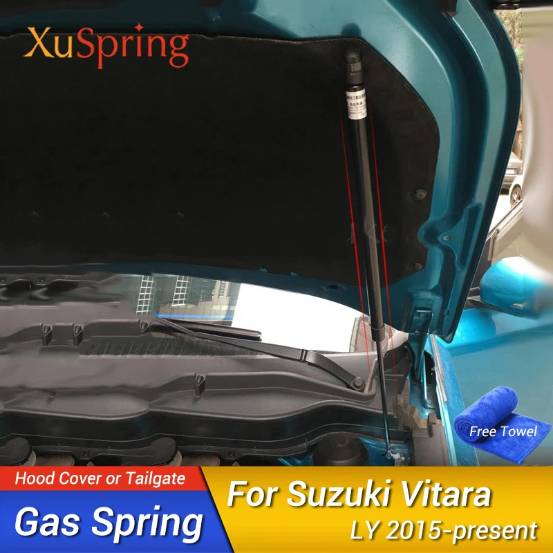 Maska samochodu wsparcie pręt hydrauliczny dla Suzuki Vitara Escudo LY 2015 2016 2017 2018 2019 podnośnik Strut sprężyny gazowej Shock bary wspornik
