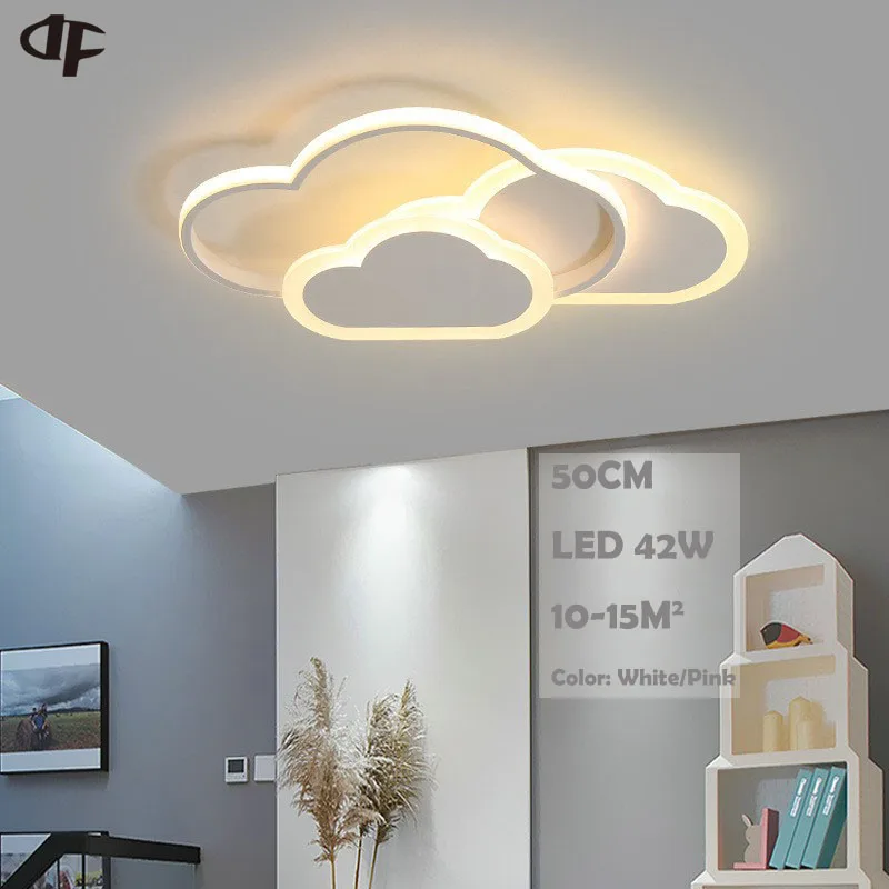 

Children's Room Cloud Ceiling Lamp LED Ceiling Light Kindergarten Classroom Lamp Bedroom Lamp Modern Warm Lovely Cloud Lamp