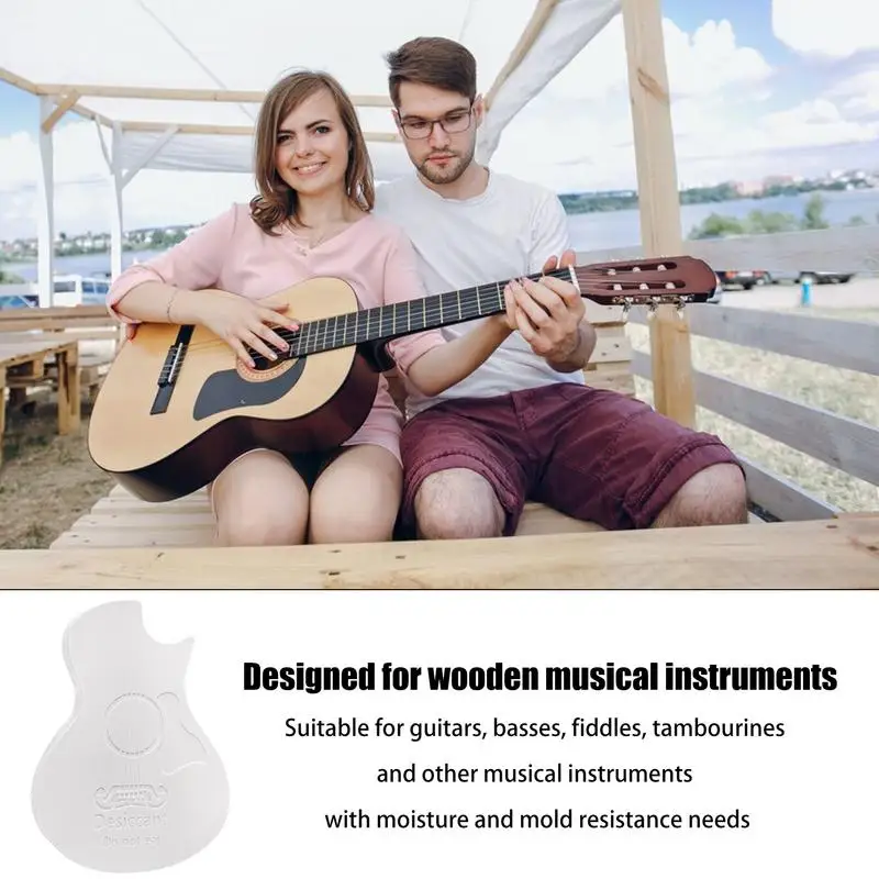 Guitar Moisture Absorbers Moisture Absorbers Safe Desiccant Guitar Shaped Reusable Desiccant Moisture Eliminator For Guitar Bass