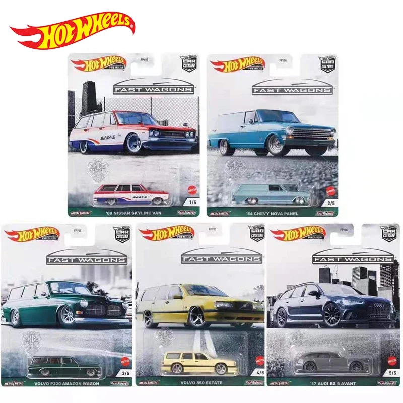 Original Hot Wheels Car Culture Diecast 1/64 Model Metal Car Toys Fast Wagons Thrill Climbers Kids Car Toys for Boys Alloy Gifts