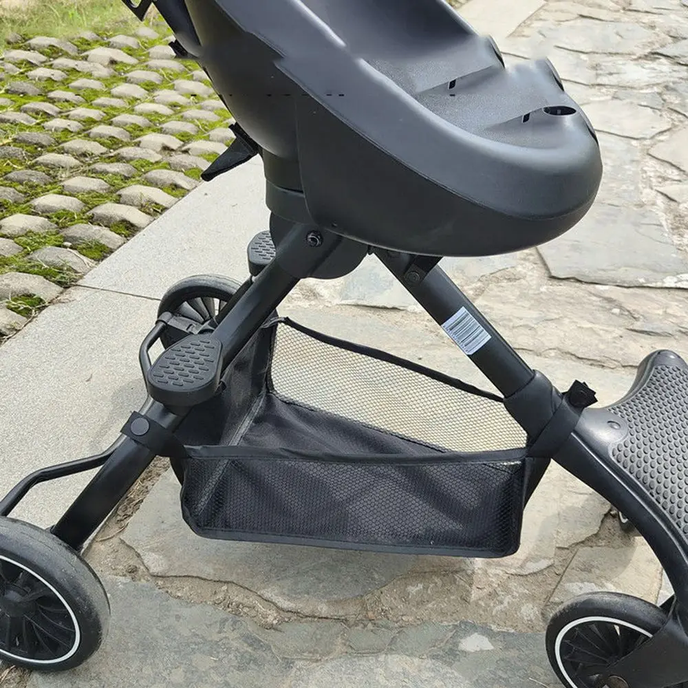 Diaper Bag Diaper Holder Trolley Storage Bag Mesh Storage Basket Baby Stroller Bag Hanging Storage Bag Bottle Storage Bag