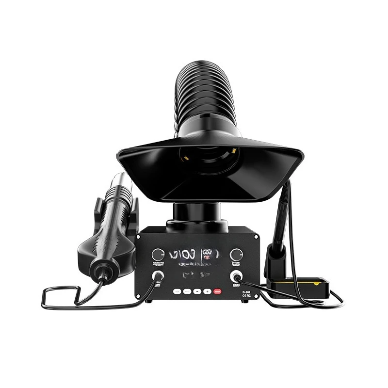 

D-301 Multifunctional Smoking Constant Temperature Hot Air Gun Soldering Iron Three-in-one main board maintenance