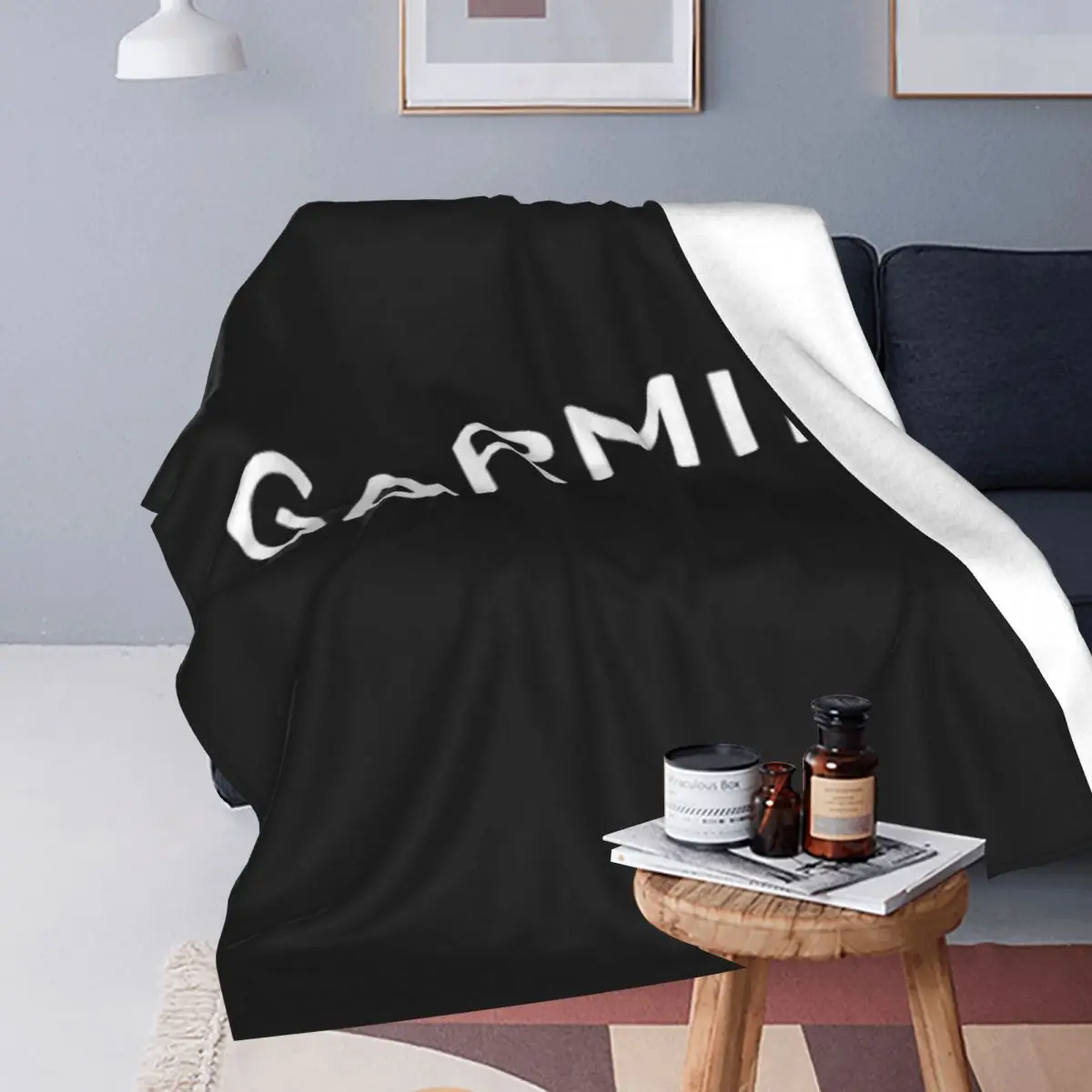 Official Garmin Original Merchandise Classic Blanket Flannel Sofa Throw Blankets for Home Bedroom Travel Throws Bedspread Quilt