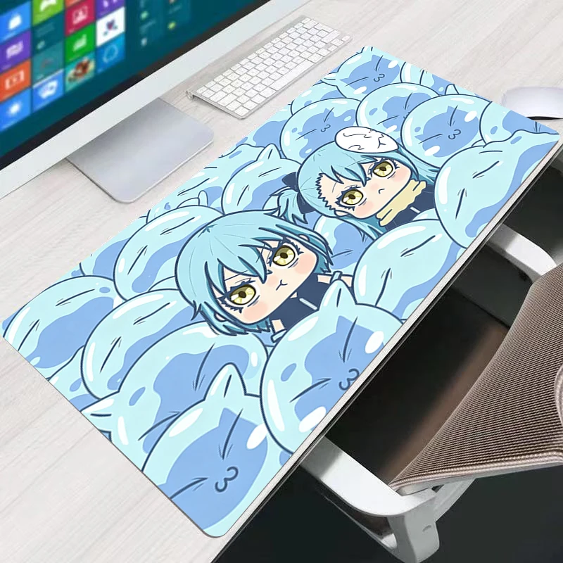 Mouse Pad kawaii Gaming Mouse Pad Large Desk Mat That Time I Got Reincarnated as a Slime Anime Mouse Pad Gamer Computer Mousepad