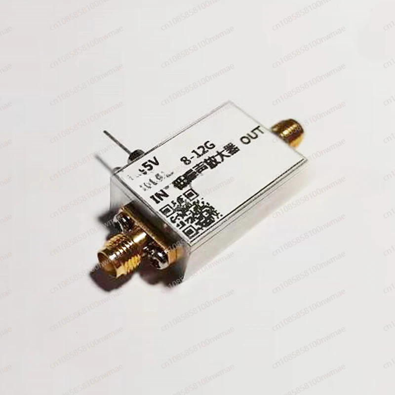 8-12GHz RF LNA, X-band LNA, Receiver Amplifier, Gain: 16dB, Noise Figure: 1.6dB, Current: 60mA