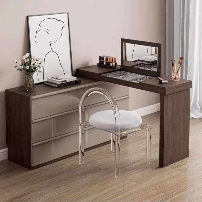 

Makeup Girls Dressing Table Nordic Style Comfortable Multifunction Dressing Table Mirror Jewelry Meuble Maison Rome Furniture