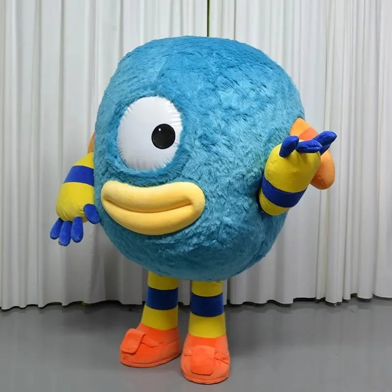 Disfraz inflable de monstruos para Cosplay, traje de mascota de la Universidad Mike Wazowski, vestido de fantasía para fiesta, publicidad, ceremonia, espectáculo, 260cm