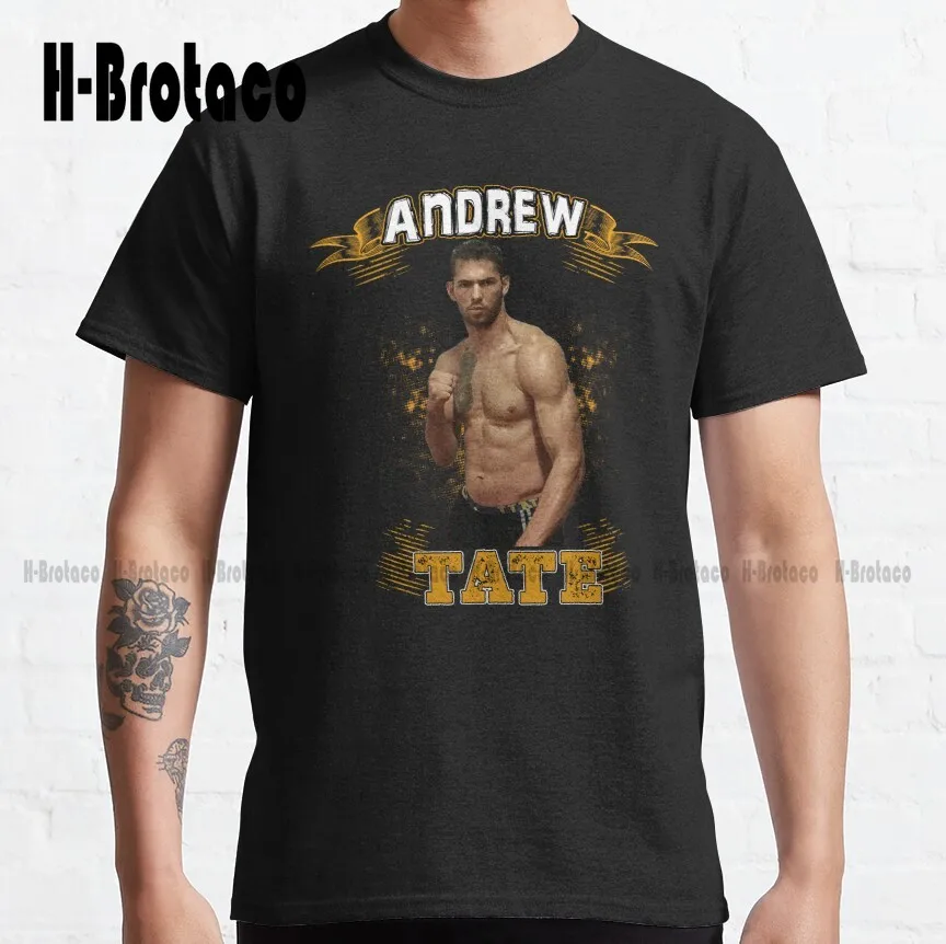 Andrew Tate A Andrew Tate A Andrew Tate Classic T-Shirt Red Shirt Outdoor Simple Vintag Casual T Shirts Xs-5Xl Custom Gift