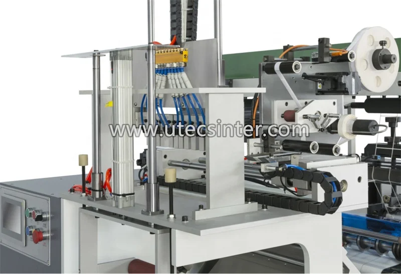 UR420S2 Automatic Non-stop 2 Shaft Turret Kraft Paper Adhesive Label Slitter and Rewinder Machine With Core Loader
