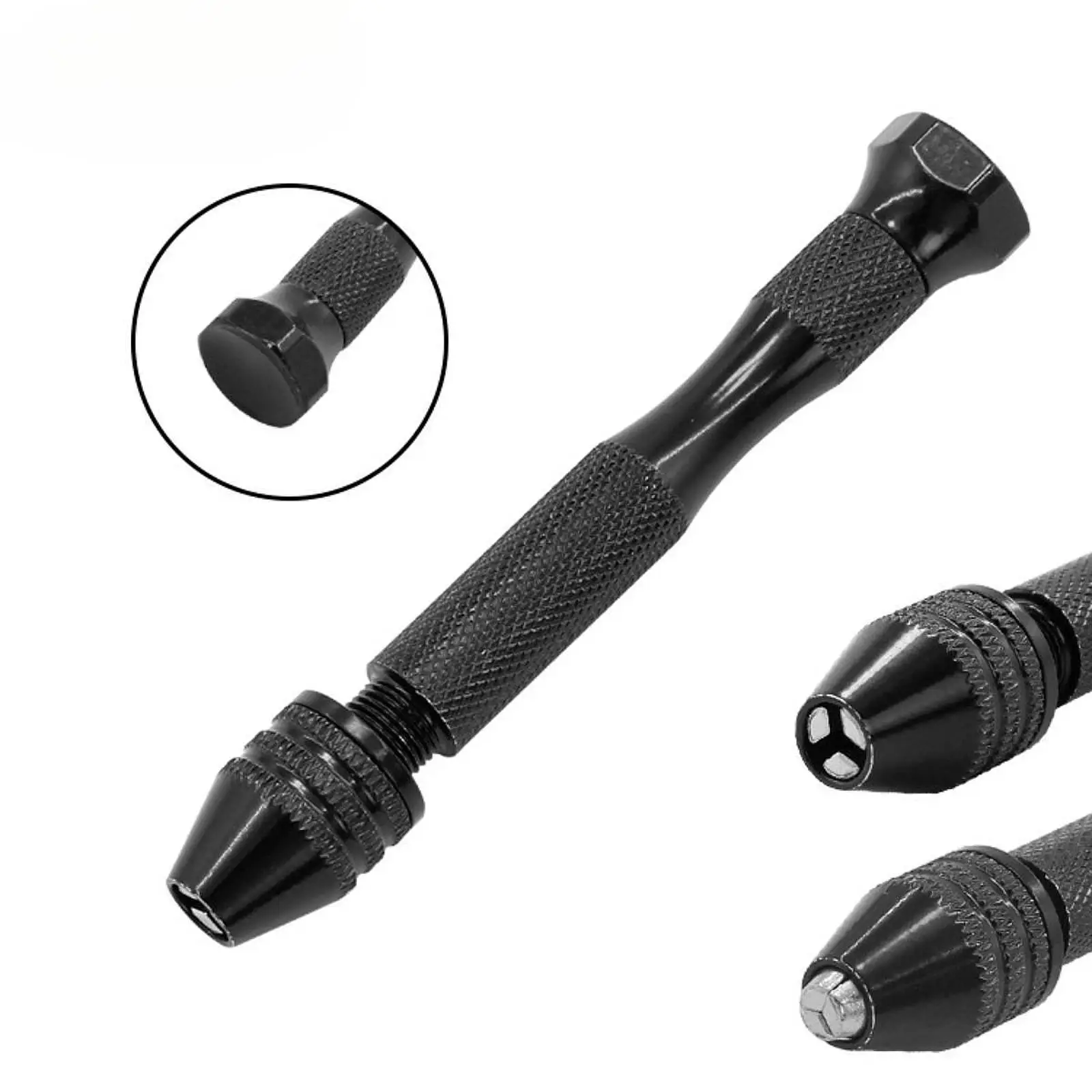 9 cm Pin Vise Handboor Handmatige Ambachtelijke Boor Ambachtelijke Accessoires Ponsgereedschap Roterend Gereedschap Spiraalboor voor Hars Kralen Klei