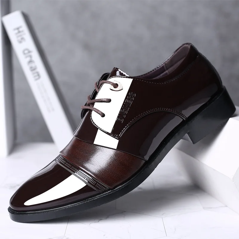 Men Shoe Pointed Leather Shoes for Men Business Attire Original Men Dress Shoes Designer Shoe Wedding Shoe Zapatos Para Hombres