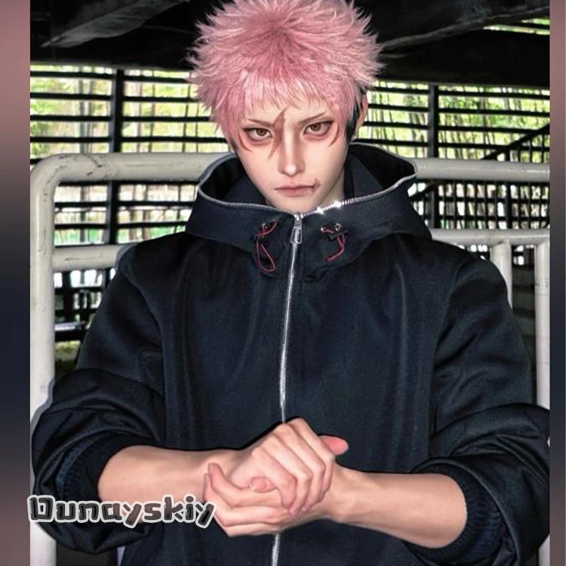 

AbHCSS*/Juutsu Kaasen Cosplay Costume Kento Nanami Sportswear Anime Stage Performance Outfit For Men Women Halloween Role Play