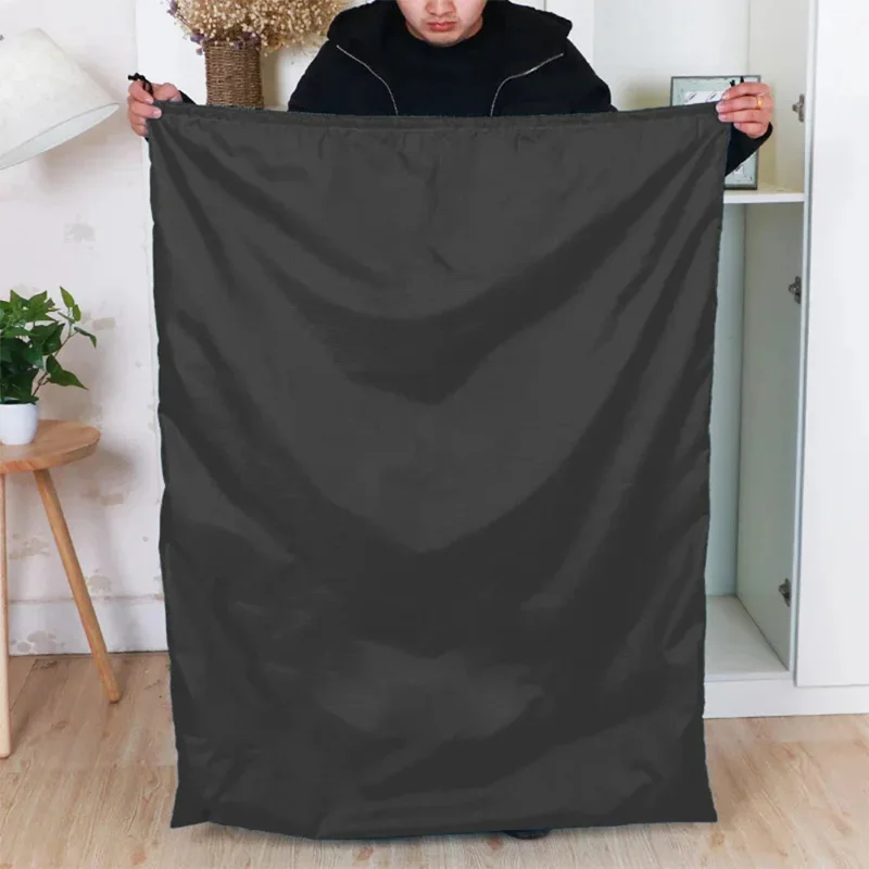 Extra Large Drawstring Storage Bag Waterproof Foldable Organizer Sack For Bedding Blankets Dustproof Reusable Storage Pouch