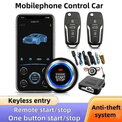 Cellulare telecomando motore per auto avviare un pulsante Start Stop avvio automatico sistema di accesso senza chiave PKE chiusura centralizzata automatica