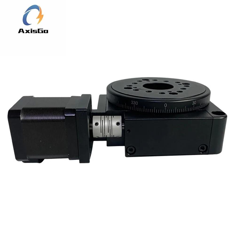 

Прецизионный полый поворотный стол 60/100/200 мм, индексирующий поворотный механизм, линейная платформа для ЧПУ позиционирования