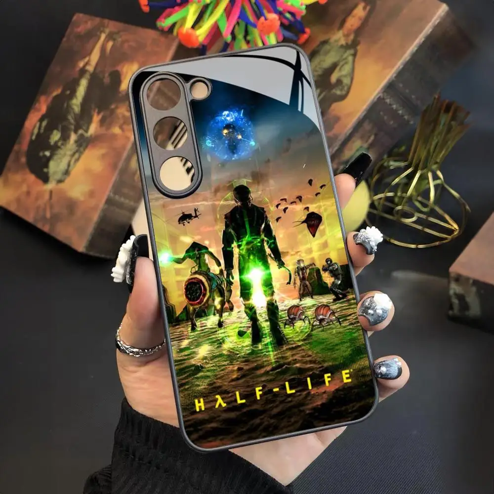 Half Life Alyx Phone Case for Samsung Galaxy S24 S23 S22 S21 S20 A24 A34 A54 A53 Note20 M54 Fe Ultra Plus Glass